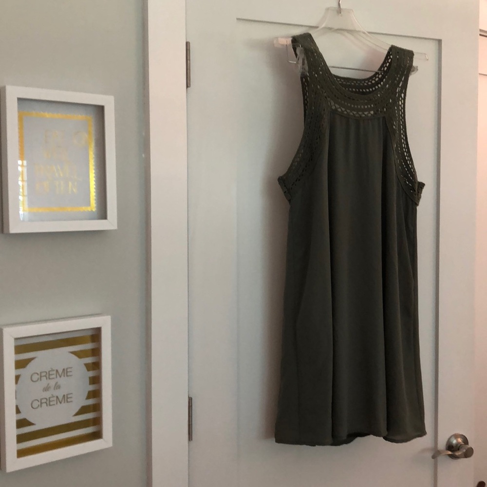 Olive Green Sundress